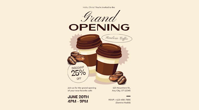 do high quality coffee flyer design with free source file
