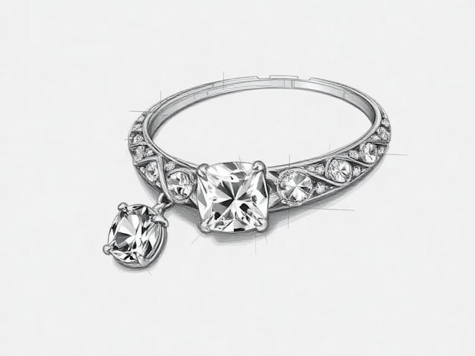 design custom jewelry sketches