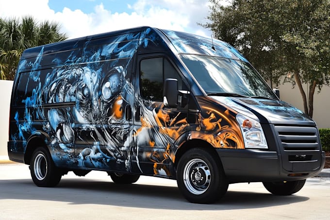 wraps lettering, truck wrap, and van wrap