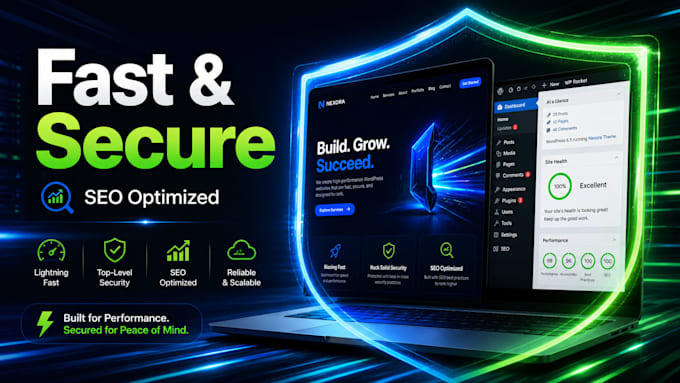 fix wordpress speed,core web vitals,gtmetrix score with on page SEO and security