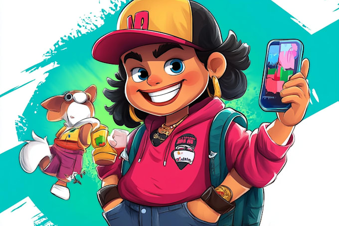 draw cute cartoon characters art