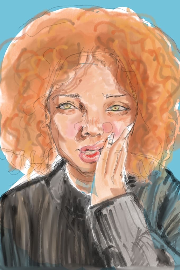 paint your portrait on procreate