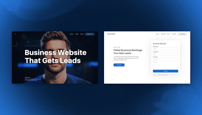build modern business website that converts visitors into leads