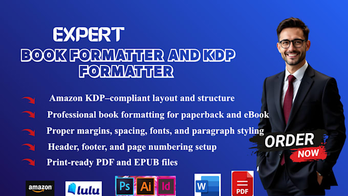 book formatting paperback formatting ebook formatting KDP formatting KDP upload