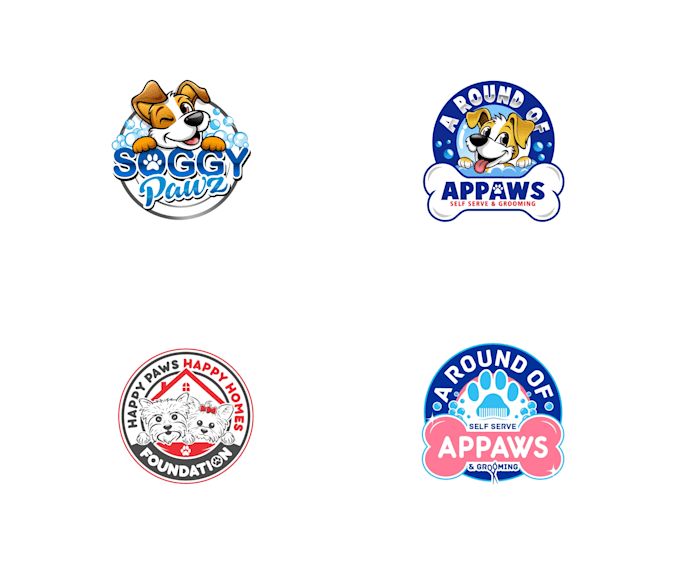design excellent paw logo
