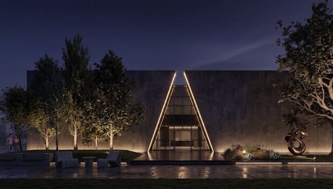 do photorealistic architectural 3d rendering in d5 render and revit