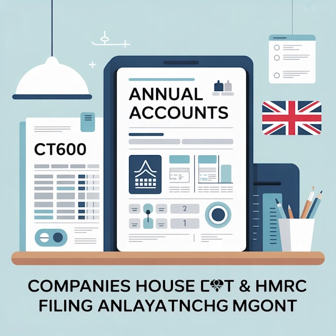 do UK company year end accounts prepared and filed with companies hous