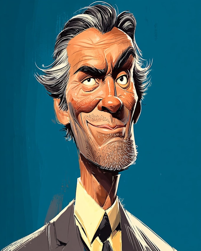 draw a professional custom cartoon caricature