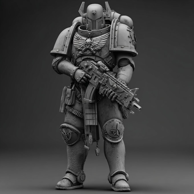 draw warhammer illustration based on your description