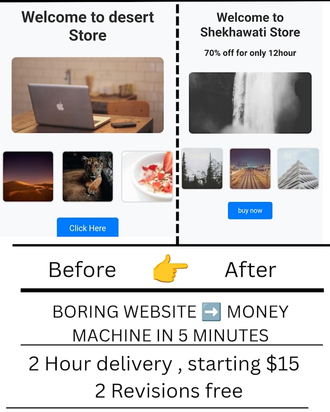 edit text, image and color in your HTML website fast