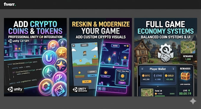 integrate a custom crypto coin system in unity
