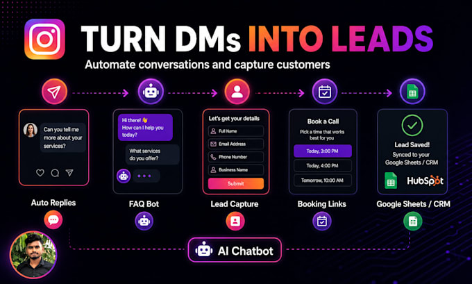 create an instagram dm automation bot or ai chatbot