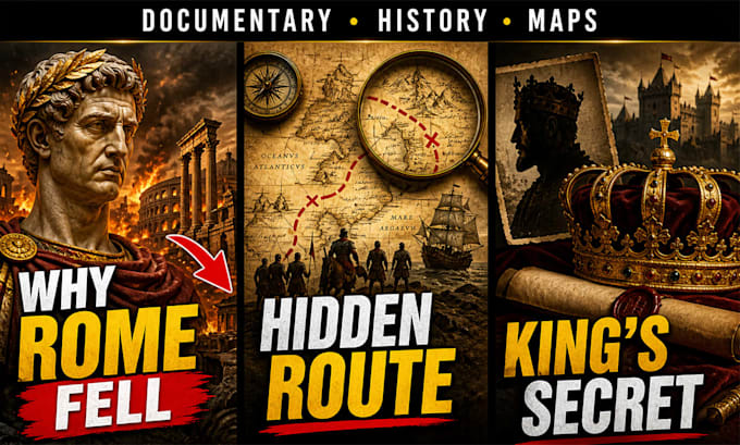 design history documentary youtube thumbnails