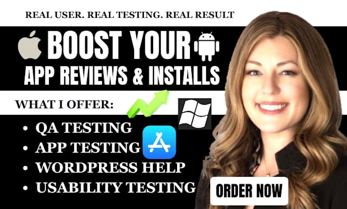 do professional app testing, qa testing and detailed usability reviews