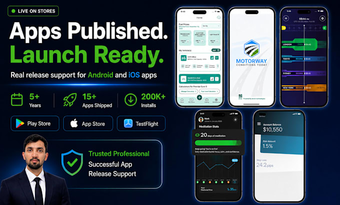 publish your flutter app to play store and app store