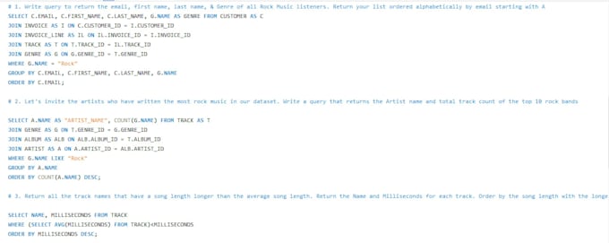 do sql data analysis and generate insights using mysql