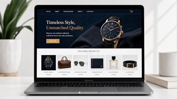 build a woocommerce or shopify ecommerce website with payment integration