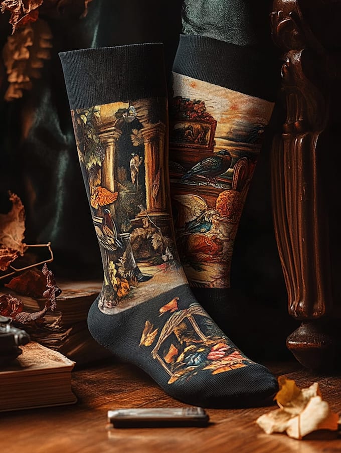 design a unique socks design