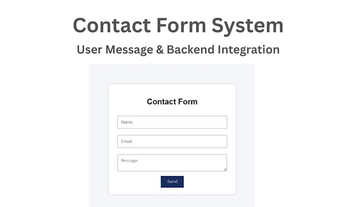 django backend developer for login and contact system