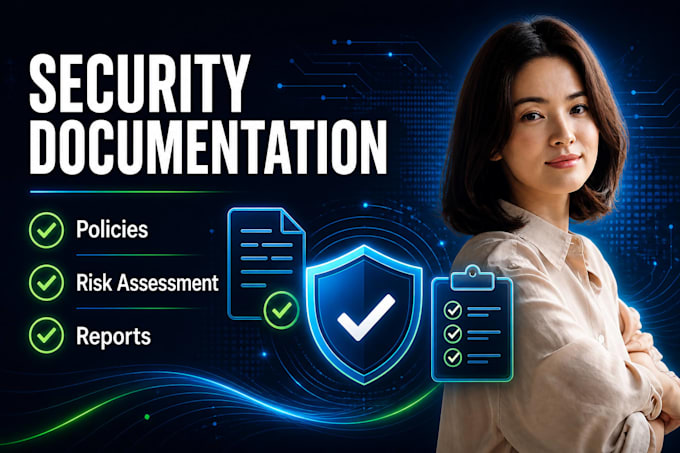 create cybersecurity policy, risk assessment and security reports