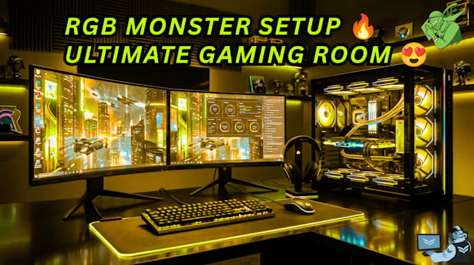 design professional gaming youtube thumbnails
