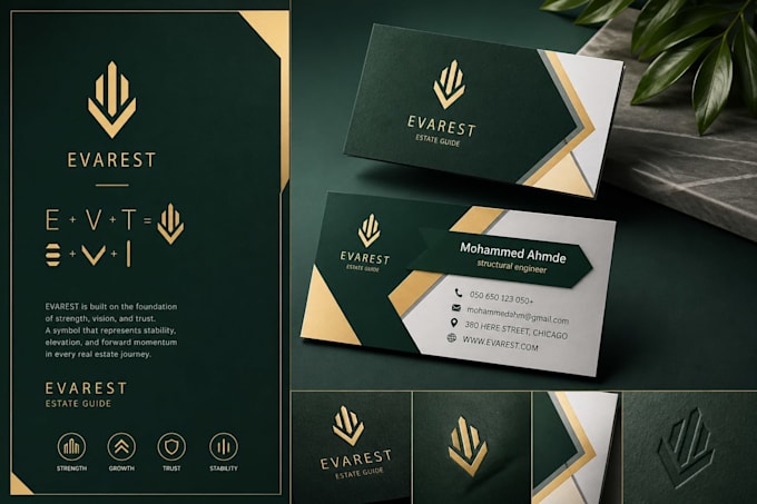design a modern business card