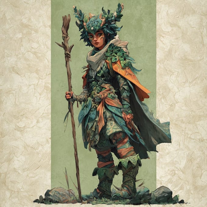 fantasy character art and fantasy character art