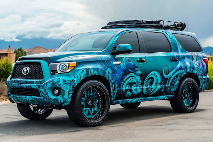 van wrap, vehicle wrap, car wrap design
