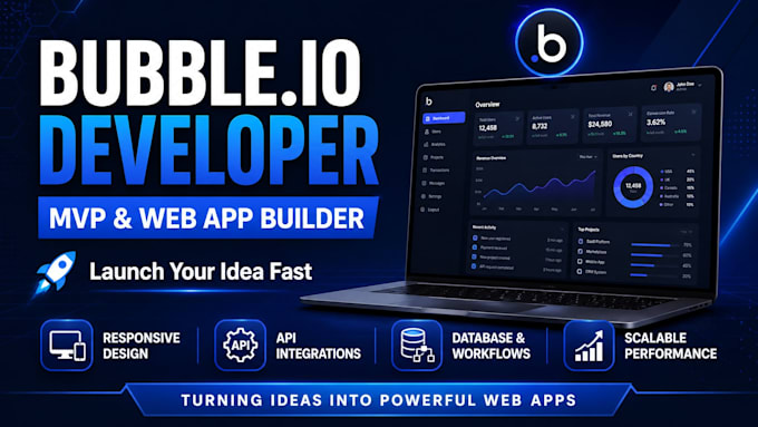 do bubble io website, build bubble saas, bubble developer, bubble mvp bubble app