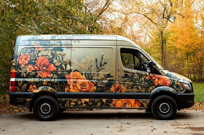 van wrap, vehicle wrap, car wrap design