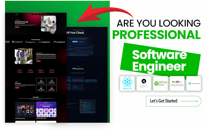 do custom website development as a full stack web developer