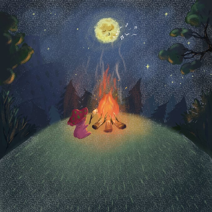 create atmospheric storybook art