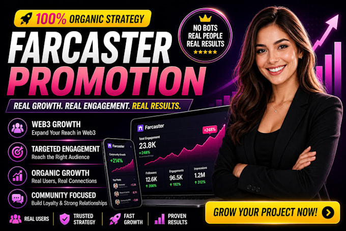 manage farcaster crypto social media growth
