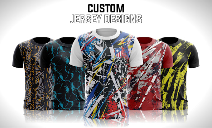 design a full print sublimation jersey or uniform