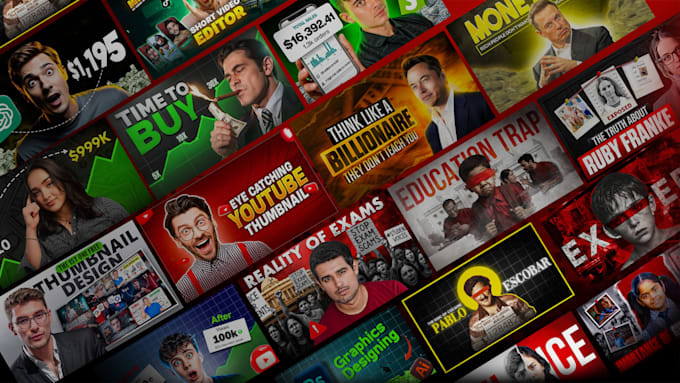 custom youtube thumbnail design