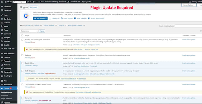 do wordpress website maintenance, backdoor and suspicious code cleanup