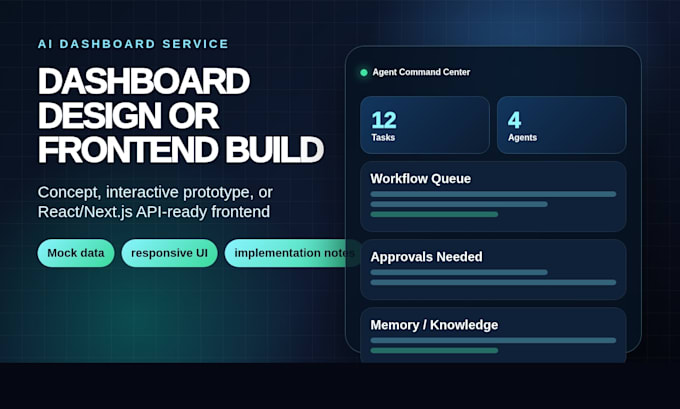 design a custom ai agent dashboard for your business