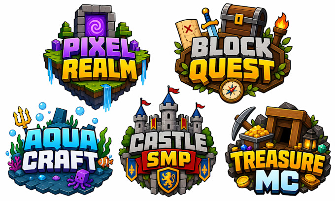 create minecraft server logo and server icon