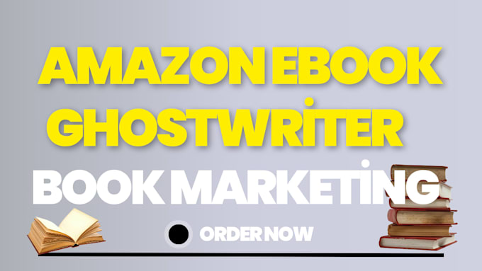 ghostwrite ebook for amazon KDP and kindle book writing