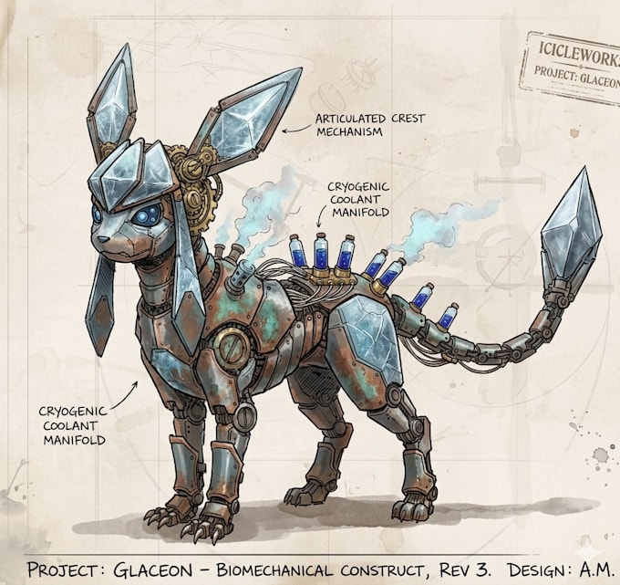 create a biomechanical character redesign