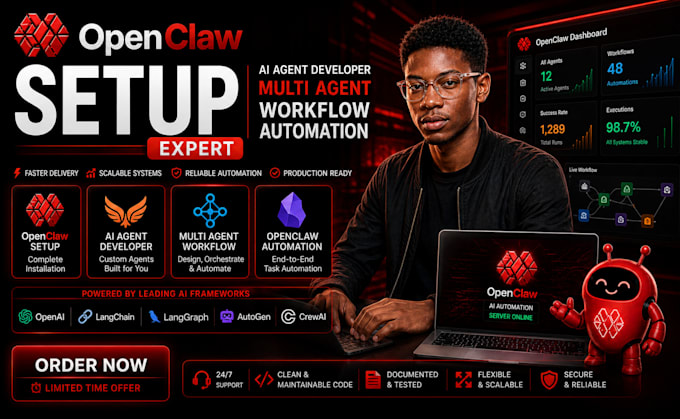 ai agent developer multi agent automation openclaw autogen langgraph openclaw