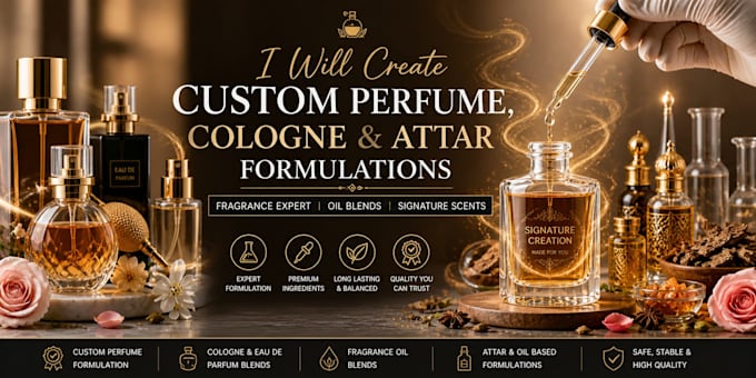 perfume, fragrance oil blend, cologne, attar formulation