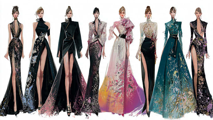 do stunning fashion illustrations