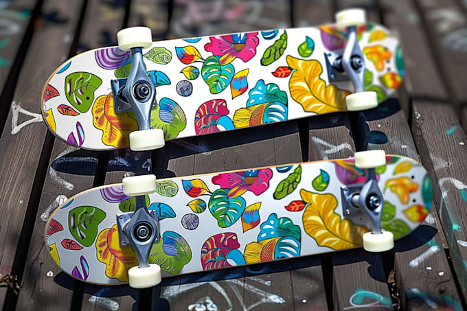 create eye catching skateboard design