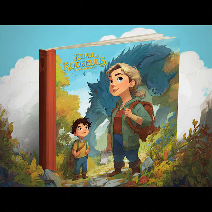 design joyful children book cover
