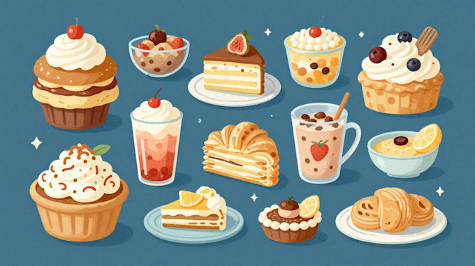 do food and drink illustration