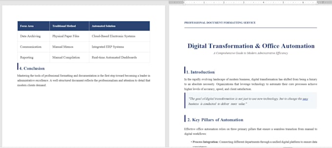 formatting, styling, and layout of your ms word documents