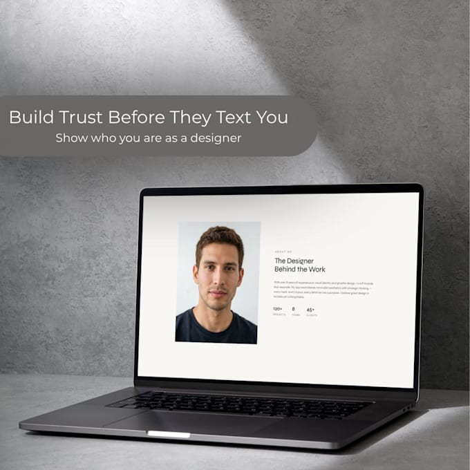 create website portfolio for you