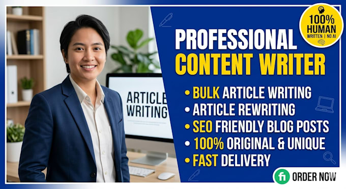 do creative content writing, article rewriting and more