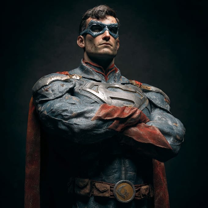 create superhero cartoon character for you